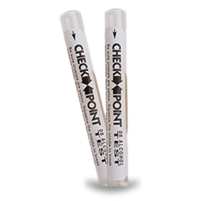 ALCOHOLIMETRO DESECHABLE CHECKPOINT 25 PIEZAS